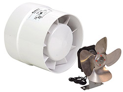 Ventilateur axial en ligne (ventilogaine)