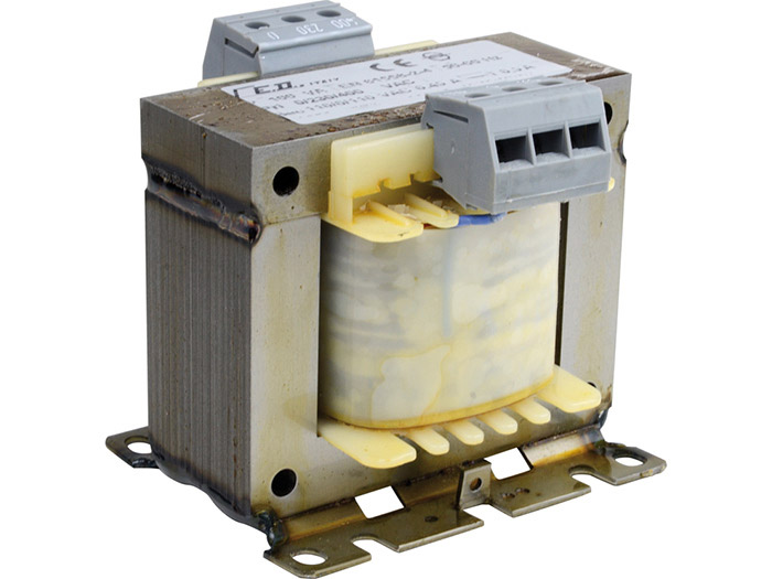 Transformateur monophasé 150 VA<br> P : 230/400 V - S : 110-0-110 V