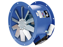 Ventilateur axial tubulaire - HMA 90<br> Triphasé 400 V - 1500 tr/min - 4 kW