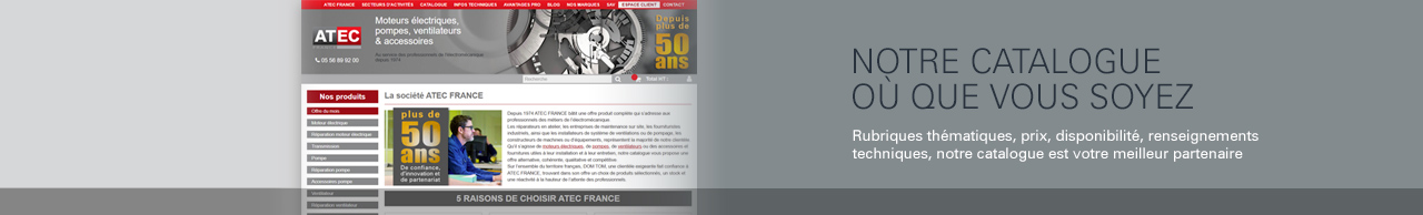 Catalogue ATEC FRANCE