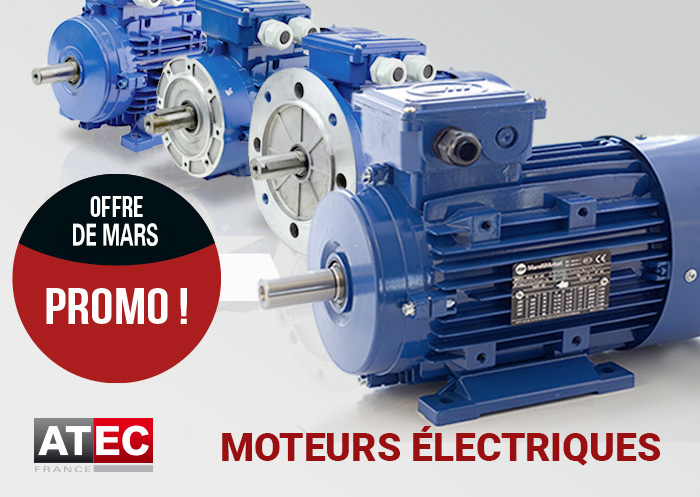 Offre du mois février : Moteurs monophasés, moteurs triphasés, moteurs aspirateurs