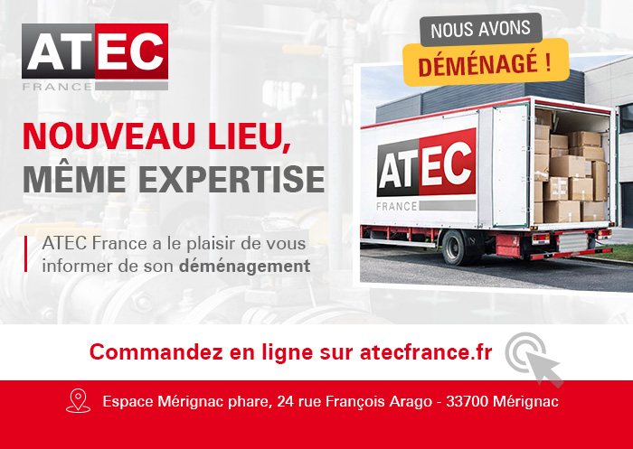 Déménagement d'ATEC France à Mérignac