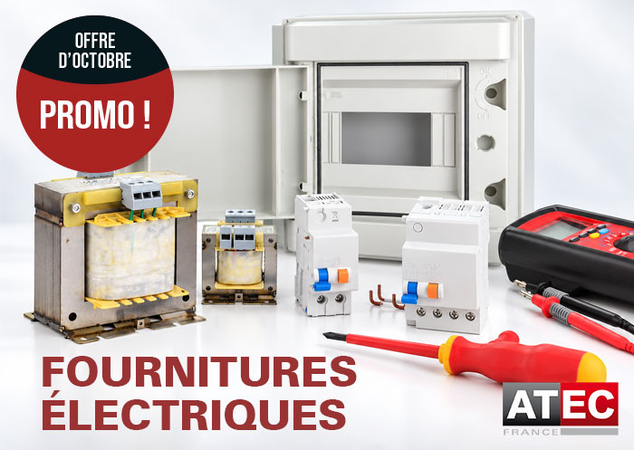 Offre du mois d'octobre 2026 : fournitures électriques