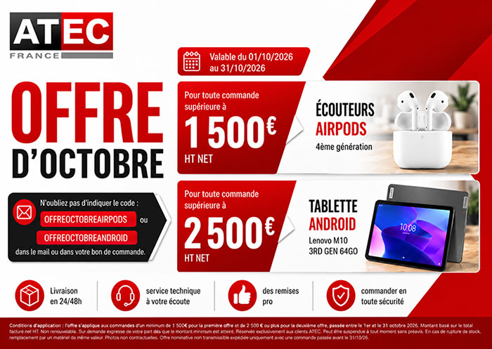 Offre du mois de septembre