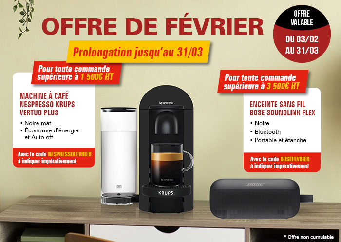 Offre du mois prolongation de février