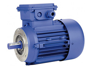 Moteur électrique triphasé avec système de démarrage étoile-triangle