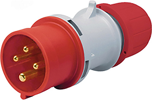 Prise électrique extérieure étanche avec indice IP65, installée en façade pour une utilisation en terrasse ou jardin en toute sécurité