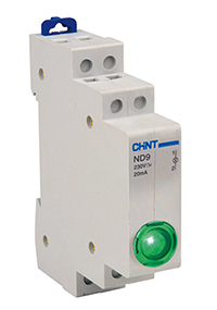 Disjoncteur électrique 16 ampères sur rail DIN dans un tableau électrique domestique