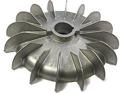 Ventilateur aluminium + rainure (clavette)