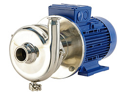 Pompe inox centrifuge<br> TPH A - Corps en suspension