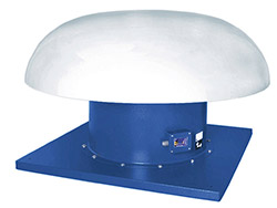 Tourelle de toiture hélicoïde<br> Monophasée 230 V - 1500 tr/min