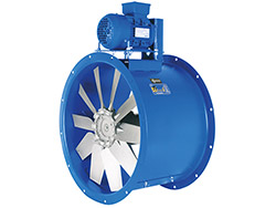 Ventilateur hélicoïde<br> Tubulaire