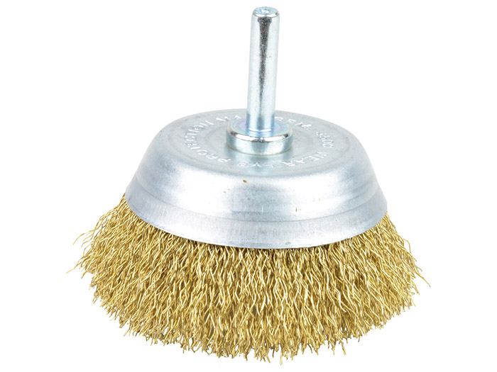 Brosse métallique rotative conique<br> Ø 50 mm