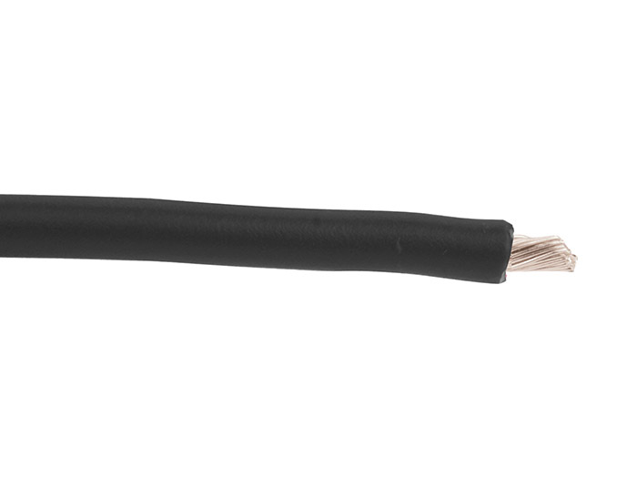 Câble silicone - SIAF 0,5 kV<br> Classe H - Noir - 2,5 mm²
