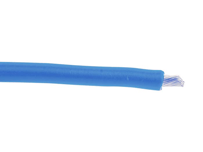 Câble silicone - SIAF 0,5 kV<br> Classe H - Bleu - 2,5 mm²