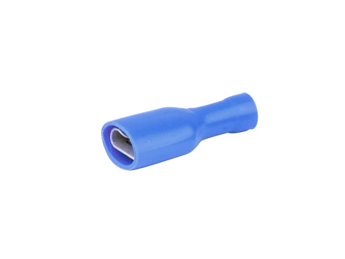 Clip femelle FASTON<br> Largeur 6,3 mm Bleu - 1,5 à 2,5 mm²