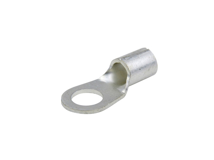 Cosse cuivre roulée soudée - Ø trou 8<br> Section câble 10 mm²