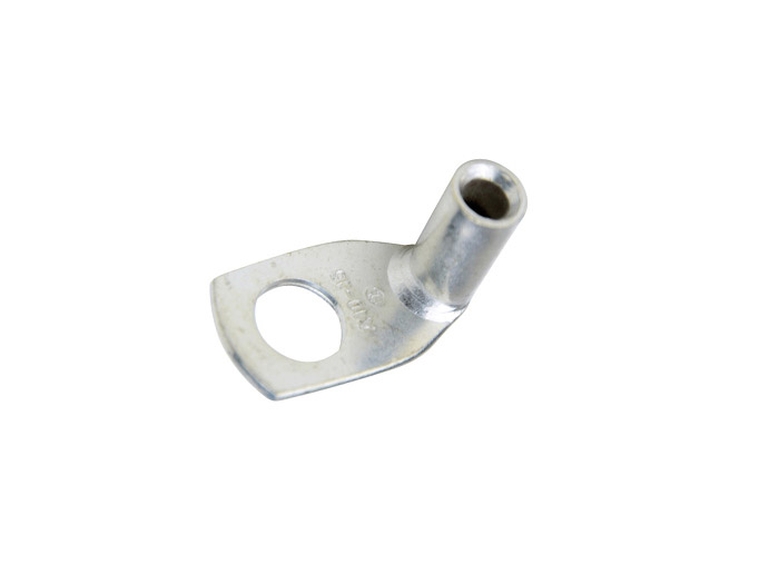Cosse tubulaire coudée - Ø trou 8<br> Section câble 35 mm²