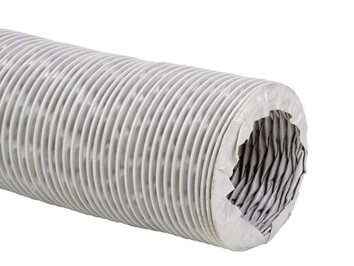 Gaine ventilation fibre de verre / PVC - Ø 203<br> Longueur 10 m