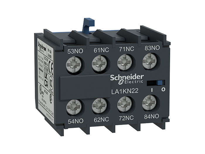 Bloc de contacts auxiliaires - 2F+2O - bornes à vis-étriers