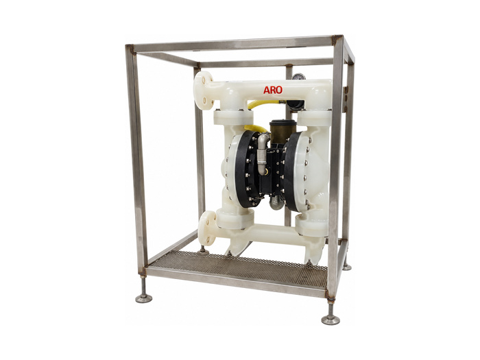 Location pompe pneumatique<br>2'' - pour acides - 35m3/h - polypro / téflon