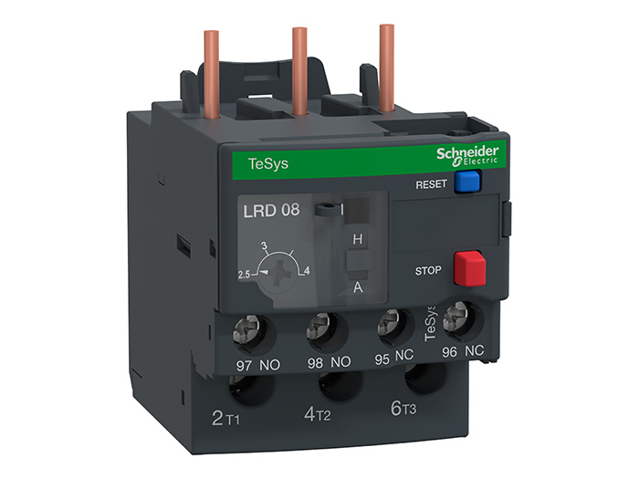 Relais de protection thermique - 2,5..4A - classe 10A