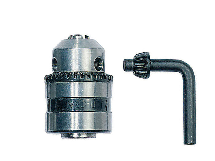 Mandrin à clé en acier<br> 3/8" x 24F - Ø 2 à 13 mm