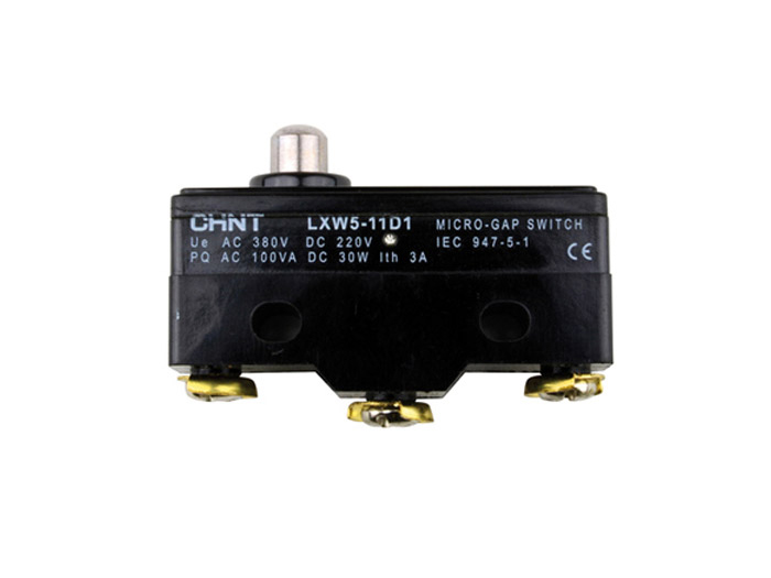 Micro switch contact à vis - LXW5 11D1<br> A poussoir court