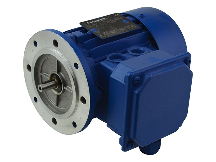 Moteur électrique triphasé 230/400 V<br> 3000 tr/min - Taille 56 - B5 - 0,18 kW