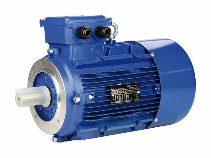 Moteur électrique triphasé 230/400 V<br> 3000 tr/min - Taille 112 - B14 - 4 kW