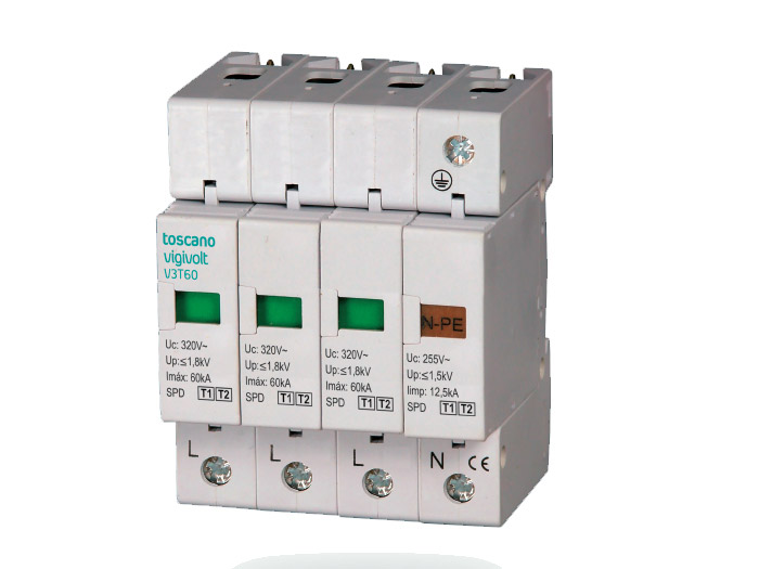 Parafoudre de ligne - V3T - 60<br> 400 V triphasé