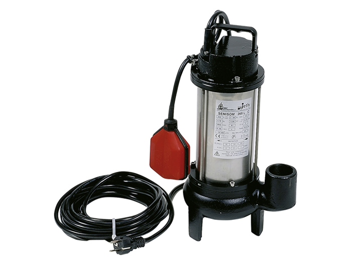 Pompe de relevage eau chargée SEMISOM 265 AUTO<br>Monophasé 230 V - 0,55 kW