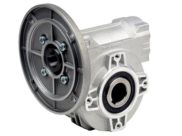 Réducteur roue et vis - Ø 19 / Ø 25 - R 45<br> B5 - Taille 71 - Couple sortie 111 Nm