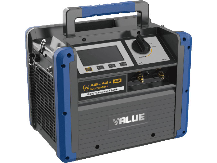 Station de récupération électronique 1 CV avec accessoires pour réfrigerants inflammables A3 - ATEX