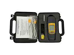 Thermomètre portable à double sonde TC, Thermocouple K: -200 à 1300°C, Thermocouple J: -200 à 1200°C