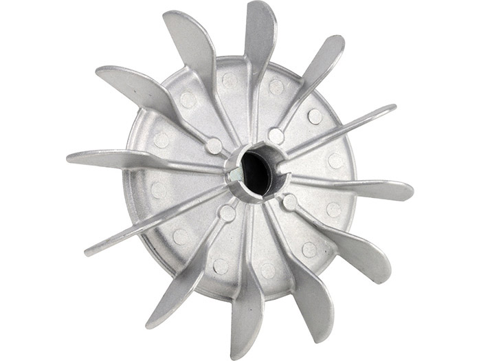 Ventilateur aluminium à collier - VN 80/19<br> Ø alésage 19 mm - Ø extérieur 142 mm