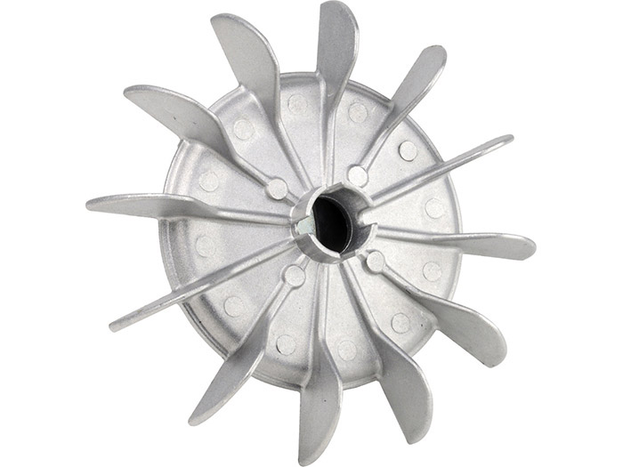 Ventilateur aluminium à collier - VN 90/24<br> Ø alésage 24 mm - Ø extérieur 162 mm