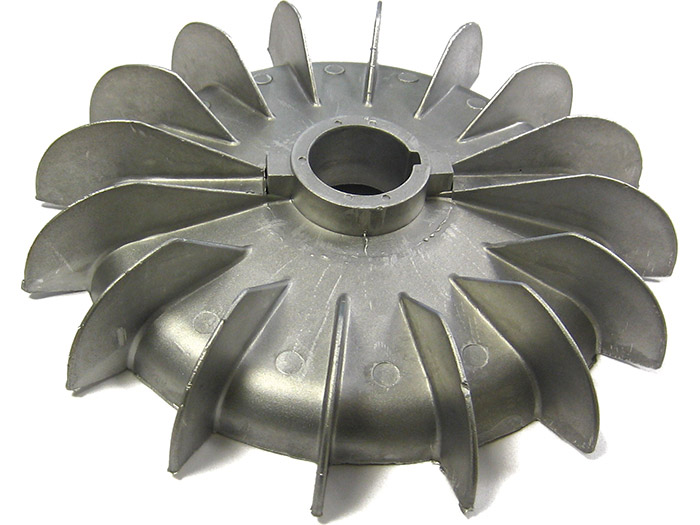 Ventilateur aluminium + rainure - VF 280/75<br> Ø alésage 50 à 80 mm - Ø extérieur 530 mm