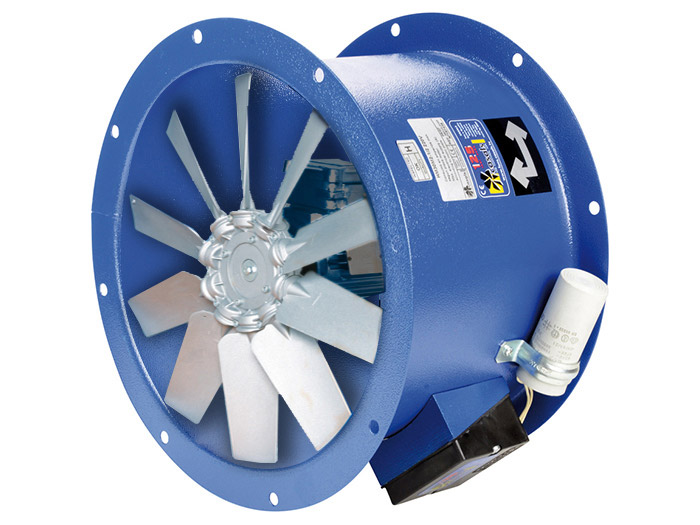Ventilateur axial tubulaire - HMA 35<br> Monophasé 230 V - 1500 tr/min - 0,12 kW