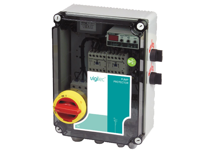 Coffret gestion 2 pompes - VIGILEC V2ZPS<br> Bi-tension mono 230 V / Tri 400 V - Pressostat