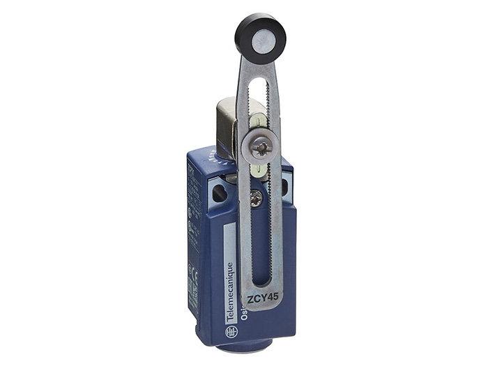 Interrupteur de position - levier galet plast. long -1O+1F- brusque - M16