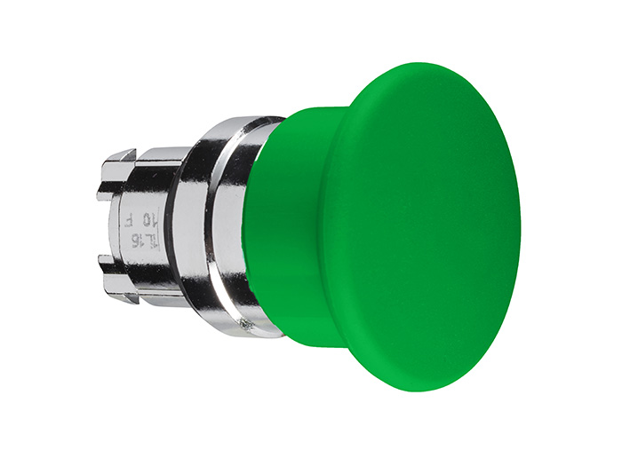 Tête de bouton poussoir + capuchon IP69K - Ø22 - noire