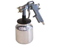 Pistolet à peinture<br> Réservoir position basse