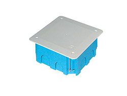 Boîte de dérivation avec couvercle - IP30<br> 105 x 105 x 50 mm
