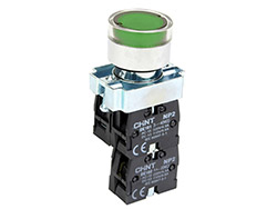 Bouton à poussoir lumineux - NP2 BW3361<br> Vert