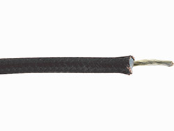 Câble silicone/polyester - SIAF/MT/POL 1,5 kV<br> Classe H - Noir - 1,5 mm²