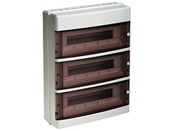 Coffret modulaire en saillie - IP65<br> 3 x 18 modules - 418 x 586 x 148 mm