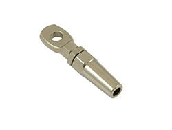 Embout inox à sertissage manuel rapide <br> Câble Ø 4 mm - Œil