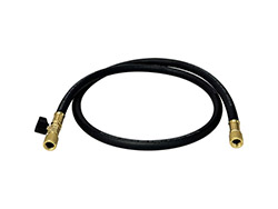 Flexible de charge 500 cm noir avec vanne (3/8