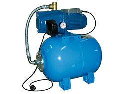 Groupe de pression DIVAPRESS JA100 / 50<br> Monophasé 230 V - 0,75 kW - 50 litres